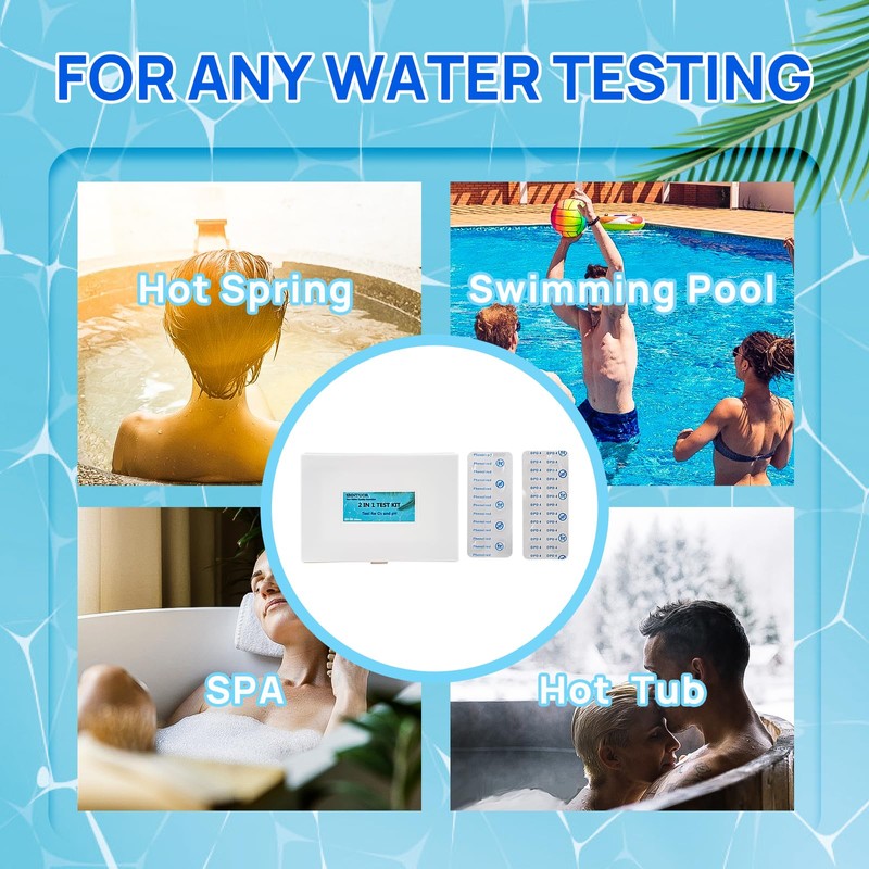 SBINTUOR 2 in 1 Set Pool Tester pH and Oxygen,