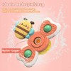 Suction Cup Toy Baby, 4 Pieces Suction Cup Spinner Baby