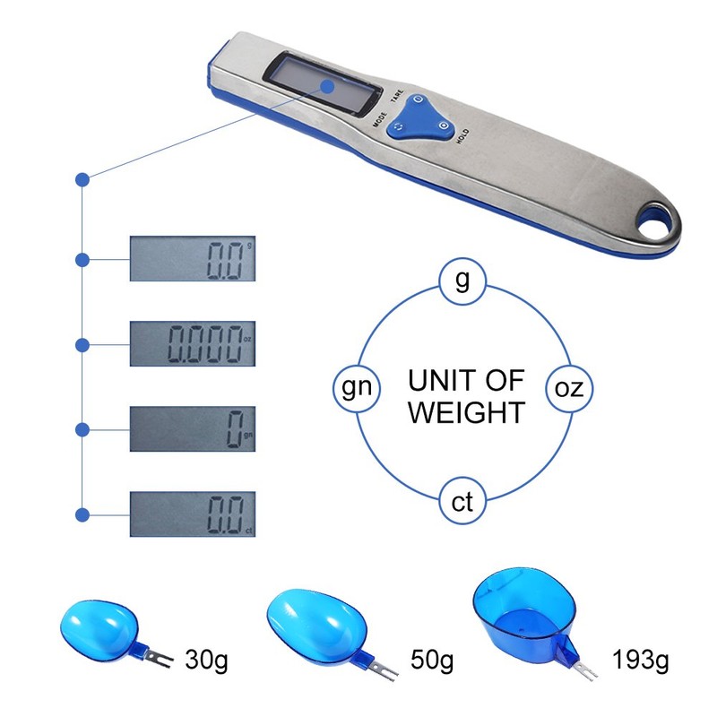 Fdit Báscula Preciso Exacto Cuchara Digital Escala Peso 500g /