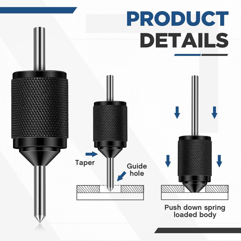 Blosssound Universal Transfer Punch Center Aligner Punch Metal Hardened Pin