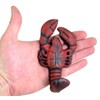 Primitive Cast Red Lobster Wall Hooks, 5 1/2 Inches, Set