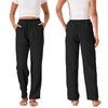 TOPYOGAS Womens High Waist Drawstring Stretch Casual Pants Summer Loose
