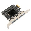 PCIE to USB Expansion Card 4 USB 3.0 Ports 5Gbps