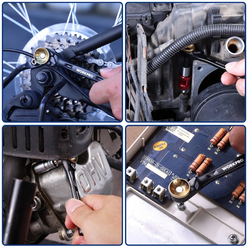 WORKPRO Socket Set 1/4" Drive, 34 Piece Socket and Bit