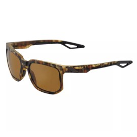 100% Soft Tact Havana w/Bronze Polarized Lens Centric Sunglasses 61027-089-49