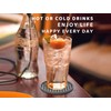 KEHOUXRE Coasters for Drinks 6 Pack Drink Coasters with Holder,Heat