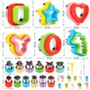 30Pcs Sandwich Cutter and Sealer for Kids Fruit Cutters Shapes