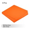 MECCANIXITY EVA Foam Sheets Orange 9.8 Inch x 9.8 Inch