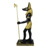 Large Egyptian God Of The Dead Mummification Anubis With Was