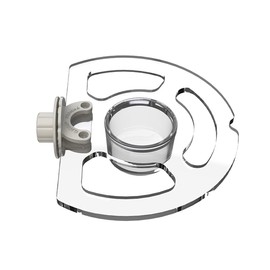 AIMALL Acrylic Parrot Perch, Black Style Tiger Skin Peony, Durable Small Bird Stand with Claw Grinding Features, Easy Installation