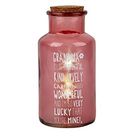 Message of Love Light Up Jar New Grandma | Birthday Unisex | Home Décor | 2 x AA