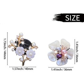 6 Pcs Bling Flower Air Vent Clips, Cute Daisy Car Air Fresheners Vents Clips Car Diffuser Rhinestone Car Interior Decoration Charm Diamond Decor Bling Accessories for Women Girls, Decorations