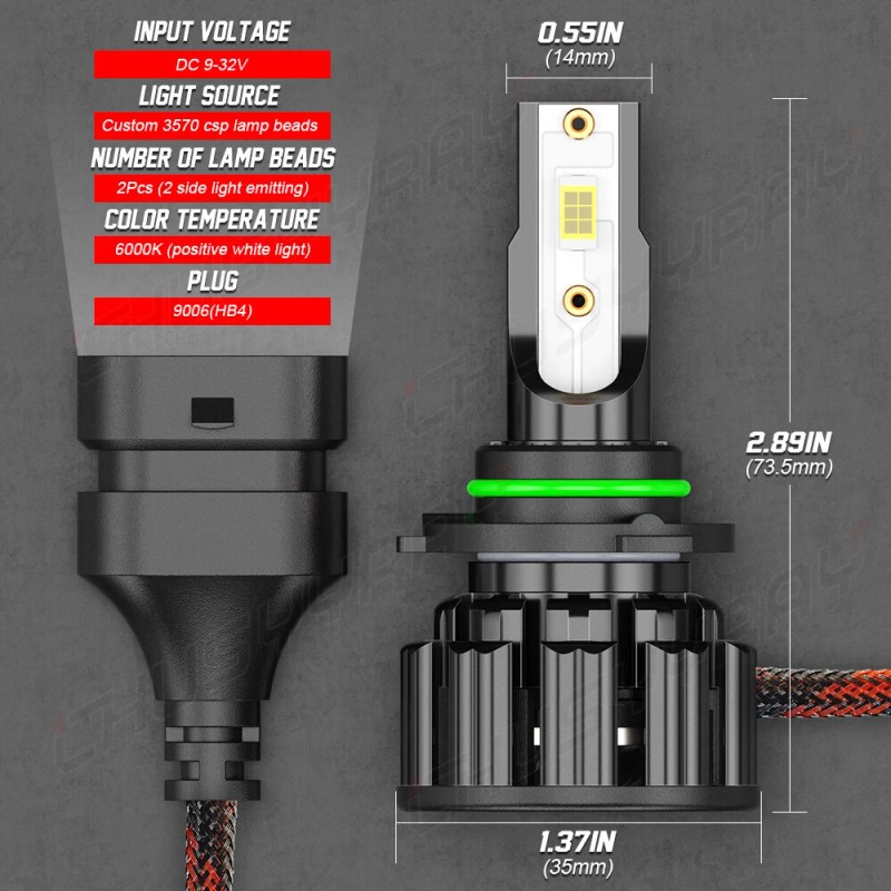 CHUSYYRAY For GMC Yukon Denail 2001-2006 LED Headlight High Low