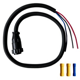3 Pin Auxiliary Cable Kit for Case-IH Combine Cotton Picker Tractor 2144 2166 2388 2577 2588 CPX620 CPX610 8950 8940 8930 8920 8910 7230 7220 7210 Replacement 187103A1 RE37651 86511459 AP459