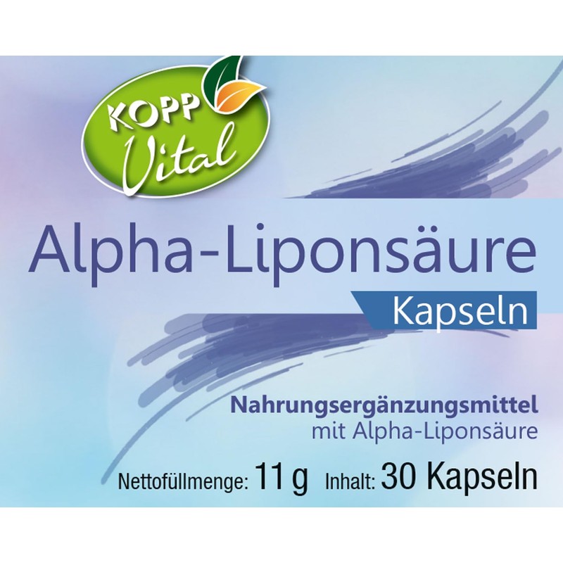 KOPP Vital® Alpha-Liponsäure | 30 Kapseln | 11 g |