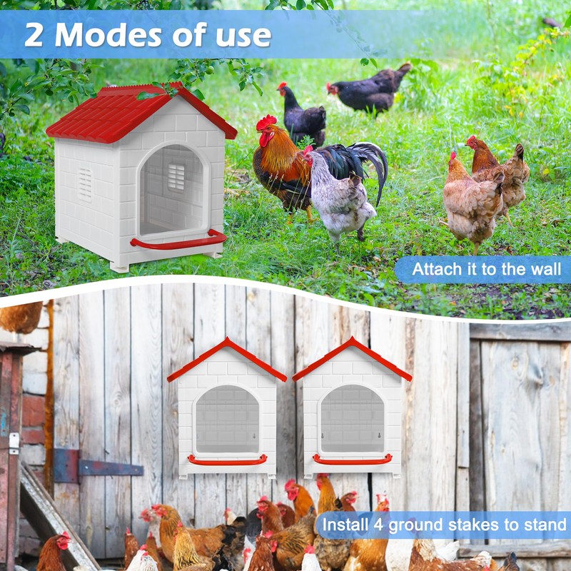Nesting Boxes for Chicken, Plastic Compartment Chicken Nesting Boxes Coop