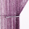 John Aird Jazz Glitter String Curtain Panel (Aubergine)