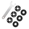 Grinder Flange Angle Wrench Lock Nut, 7pcs Spanner Power Tool