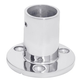 White Water 6849S Marine 316 Stainless Steel Heavy Duty 90 Degree Round Hand/Grab Rail Base Fitting for 1-1/4” Tube OD