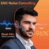 Bluetooth Headset V5.4,Bluetooth Earpiece with ENC Noise Canceling Mic,150H Standby