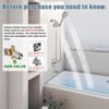 Aolemi Shower Faucet Set with Tub Spout Rain Shower Head