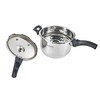 VITASUNHOW Stainless Steel Pressure Cooker with Steamer Basket, Faster Cooking