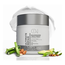 Ultimate Repair Hair Mask for Damaged Hair with Collagen & Keratin – Professional Repair Mask with Deep-Conditioning Performance for Dry & Color-Treated Hair – Bamboo & Avocado Oil, 500 ml - 16.7oz