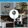 AUTOUTLET Digital Dial Gauge 0.01/0.0005 Inch Digital Dial Gauge Measuring