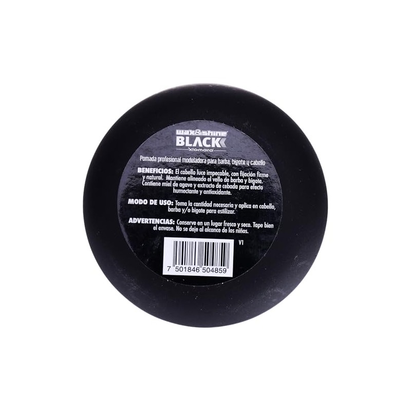 JISICK Pomada Wax & Shine Black 60 gr, 1