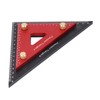 Double Triangle Ruler Detachable 4 Inch and 6 Inch Aluminum