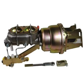 Unbranded 1955 1956 1957 Chevy 8" Power Brake Booster 1-1/8 Master Cylinder Disc Disc Kit