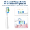 Harobey Replacement Toothbrush Heads 10 Pack Compatible with Bitvae Daily