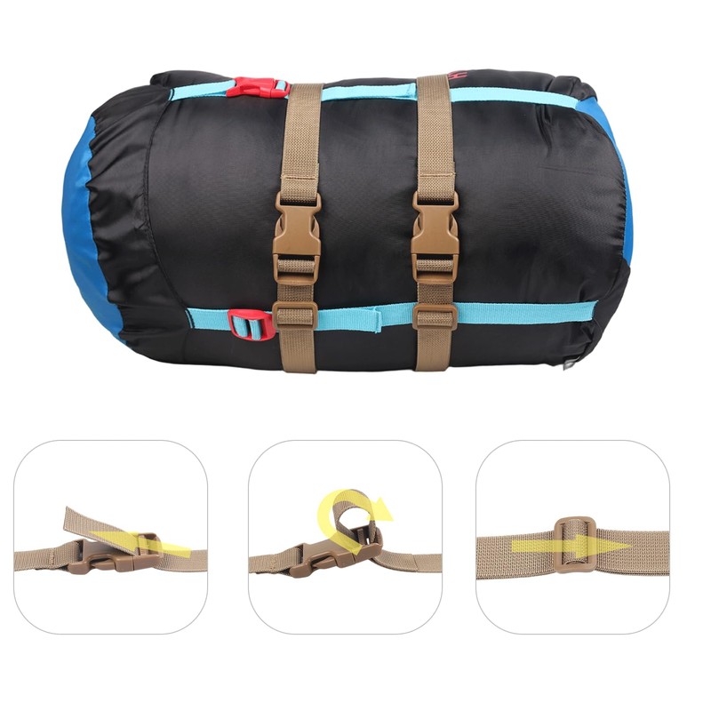 XTACER 1 Inch Molle Backpack Accessory Strap Luggage Straps Cover
