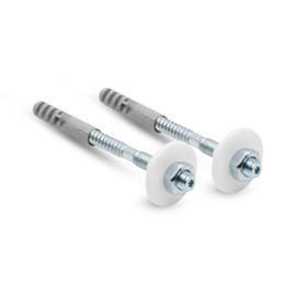 DOJA Barcelona Sink Mounting Screws M8 x 100 Pack of 2 Sink Mounting Screws Toilet Attachment Replacement Parts Fixing Washbasin