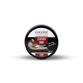 Coccine - Special Soap for Cleaning Leather Shoes, Shoe and Leather Cleaning, Basic Cleaning for Smooth Leather, Leather Cleaning Soap 150 ml