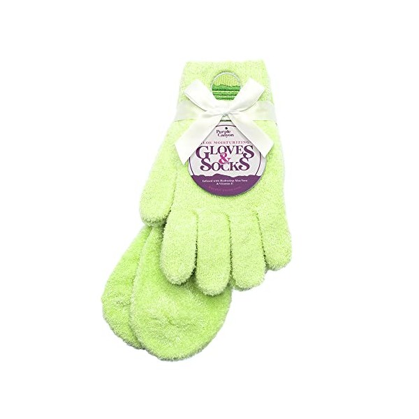 Purple Canyon Aloe Socks and Gloves Set for Women, Aloe Gloves and Moisturizing Socks, Gloves Infused with Vitamin E. Moisturizing Gloves Infused with Aloe Vera and Vitamin E