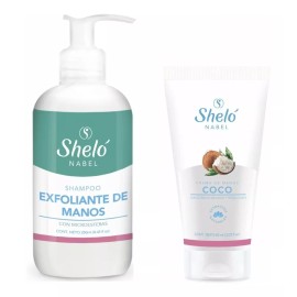 Sheló Nabel Tratamiento Para Manos De Coco: Shampoo Exfoliante Y Crema