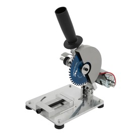 Mini Miter Saw, Portable Tabletop Saw, Adjustable Angle and Height Manual Chop Saw with 2 Blades (Abrasive Cutting Blade and Multifunctional Saw Blade) for Wood, Steel, Aluminum, Acrylic Boards