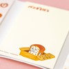 Sunstar Stationery S2843579 Bread Dribble Memo, Book Type, A Pattern