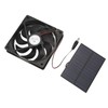 Outdoor Solar Panel Fan Kit Monocrystalline Silicon for Caravans Campers