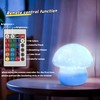 ANGTUO 16 Colors Mushroom Night Light Include Remote Control, Mushroom