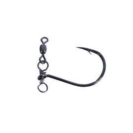 Shogun Dropshot Hook with Swivel 360° Pack of 4 Hook Size 2