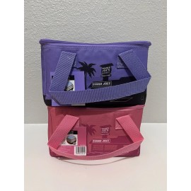 Trader Joe's Mini Insulated Bag Bundle (Pink & Lavender Set Of 2) BRAND NEW ✅