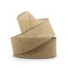 (6.4cm ) - Burlap Wired 6.4cm x 20 Yards.Decorative for