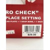 Emeril's Emeril Bistro Checked 4 Piece Place Setting Dinner /