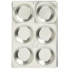 FK Tin Muffin Mold #100 Cup with 6 Silver