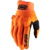 100% Men's Cognito Glove, Fluo Orange/Black, SM
