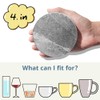 LIFVER Coasters - Coasters Set of 6 - Grey Coasters