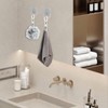6-Pack Hanging Towel Cinch Clip, Metal Clamping Towel Clips, Bath