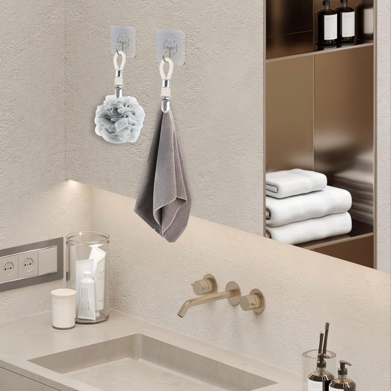 6-Pack Hanging Towel Cinch Clip, Metal Clamping Towel Clips, Bath